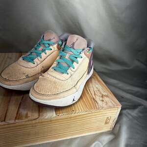 Air Jordan DAY1 EO Crimson Tint Violet Dust Hydrangeas Size 5Y Youth/Big Kids